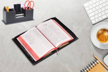 Fashionishta FASHIONISTA Unisex Holy Bible Book Cover & Note book cover Designing Foam Royal Blue Color with Handle Size 24/18/4.5 cm Book Cover