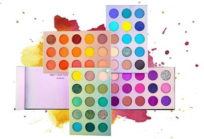 Marie Huda Beauty 60 Color Eyeshadow Palette Color Board Makeup Palette 80 g