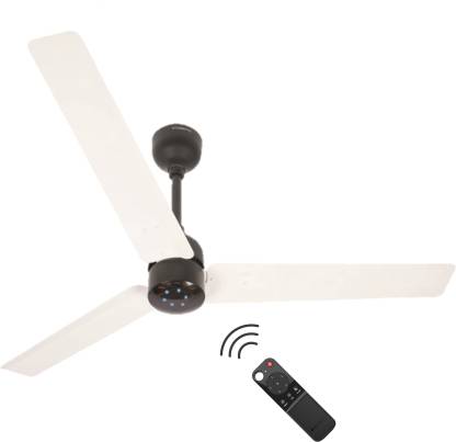 Atomberg Renesa 1200 Mm Bldc Motor With, 26 9 In Black Industrial 3 Blades Ceiling Fan With Remote Control
