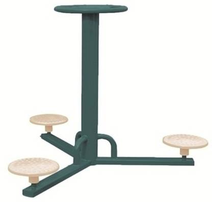 SPANCO Triple Twister ( Three Standing ) Twister Abdominal Fitness Bench