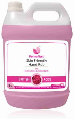 DermaNest HAND-SANITIZER-ROSE-5-LTR Hand Rub Can