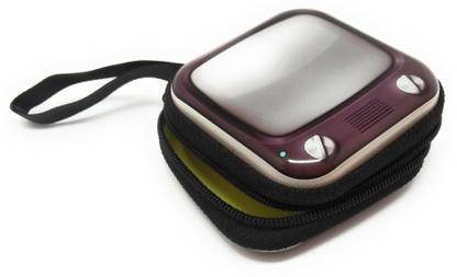 Shiani Retro Television Rectangular Storage Box Key Chain