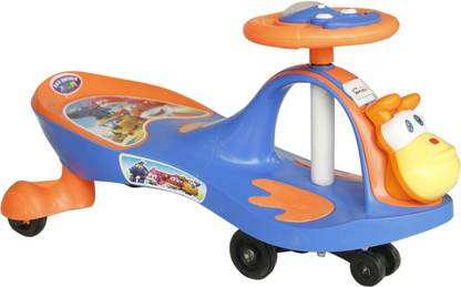 EVOSHINE Senior Magic Monk Swing Car Outdoor Kids Car Ride On for Kids Toys with Music and Lights for Boys/ Girls Ride On Toy Car Drive Age from 2 Years Scooter Non Battery Operated Ride On