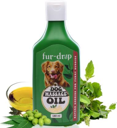 furdrop Dog massage oil 180 ml, Anti itching, Dog hair growth Pet Spa Kit