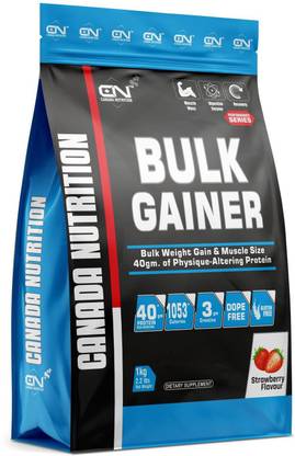 CANADA NUTRITION Bulk Mass Gainer with Creatine, High Protein For Massive Weight Gain & Strength Weight Gainers/Mass Gainers