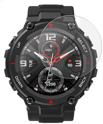 KACA Nano Glass for Amazfit T-Rex Rugged Smartwatch Smart Watch [Better than Tempered Glass](Transparent, Clear 3[guards])