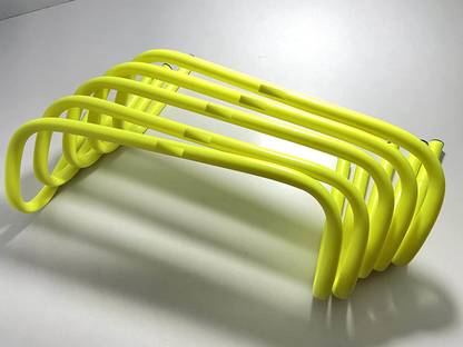 YMD Agility Hurdle 6 inch Set of 10 pcs | Football Speed Hurdle for Running | School Model Agility Hurdle for Unisex Adults PVC Speed Hurdles