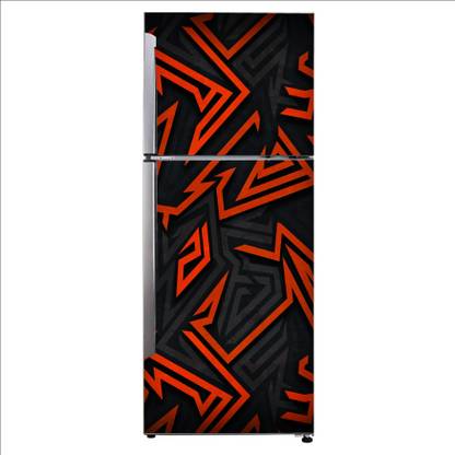 Decor studio 152.4 cm Decorative abstract 3d graffiti lines Exta Large Sticker For Fridge Décor Self Adhesive Sticker