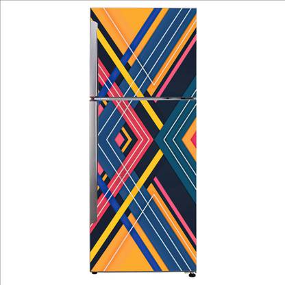 Psychedelic Collection 60 cm Decorative geometry patterns line art design Self Adhesive Sticker