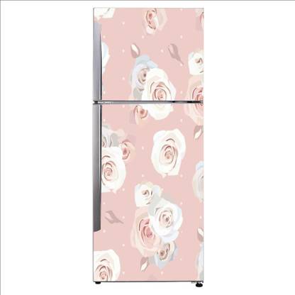 K2A Studio 60 cm beautiful white flower vector illustator design Art Self Adhesive Sticker