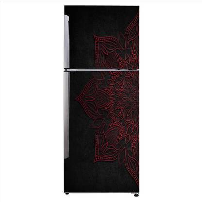 K2A Decor 60 cm pattern visual arts design rectangle art Fridge Sticker (60 Cm X 160 Cm) Self Adhesive Sticker