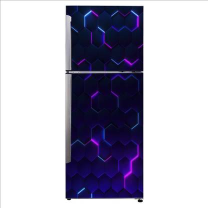 Psychedelic Collection 60 cm Decorative hexagon polygon glowing joins Self Adhesive Sticker