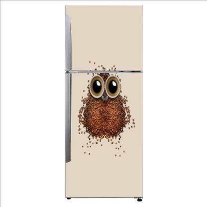 K2A Design 60 cm coffee bean caffeine roasting animation cup Self Adhesive Sticker