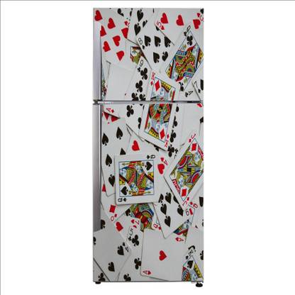 sp decals 60 cm Decorative playing card game patienc Exta Large Sticker For Fridge Décor Self Adhesive Sticker