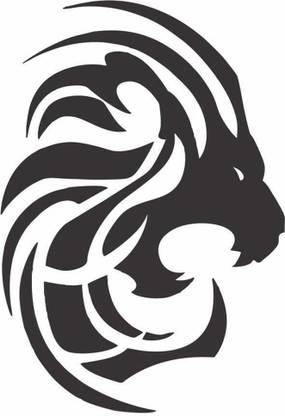 voorkoms Leo zodiac sign horoscope Waterproof Men and Women Temporary Body Tattoo