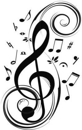 Ordershock Music Tattoo Waterproof Male and Female Temporary Body Tattoo