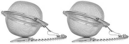SHIDHMI Stainless Steel Tea Ball for Loose Tea, Reusable Tea Infuser with Extra Fine Mesh & Chain, Brews Hot Tea, Iced Tea & Coffee, Small Tea Egg, Tea Steeper for one Cup Tea Strainer