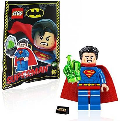 LEGO Super Heroes Justice League Minifigure - Superman (Dark red Cape/red Eyes) 76096