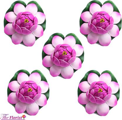 The Florist Purple Lotus Artificial Flower