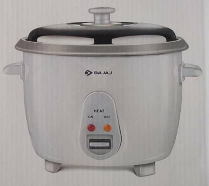 BAJAJ NEW RCX 5 Electric Rice Cooker with Steaming Feature