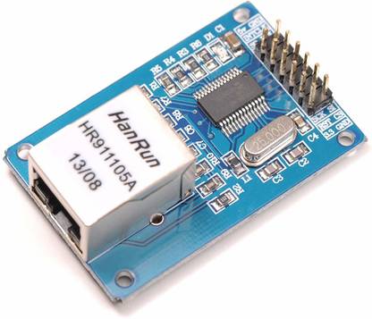 TRUSTECH Enc28J60 Ethernet Lan Network Module Schematic For Arduino 12 Pin Electronic Components Electronic Hobby Kit