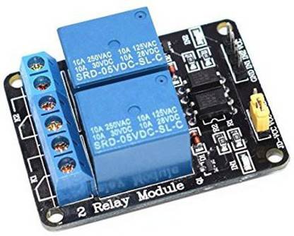 TRUSTECH 2 Channel Relay Module 5V - Low Level Triggered - Arduino Raspberry Pi Electronic Components Electronic Hobby Kit