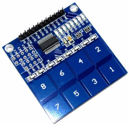 TRUSTECH LC TTP226 8-Channel Capacitive Touch Pad Sensor Sensing Detector Module Electronic Components Electronic Hobby Kit