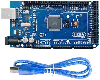 circuitcomponents Arduino MEGA 2560 R3 Board ATmega2560 ATMEGA16U2 + USB Cable for Arduino Micro Controller Board Electronic Hobby Kit