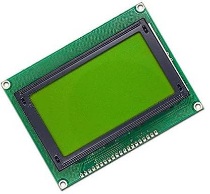 TRUSTECH OLA14005 Lcd 128X64 Yellow Backlight Alphanumeric Display for 8051,Avr,Arduino,Raspberry Pi,Pic,Arm All Microcontroller Electronic Components Electronic Hobby Kit