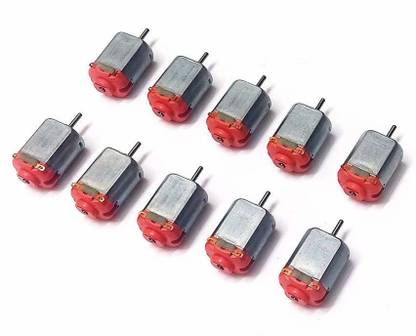 TRUSTECH DC Motor for DIY Electronic Projects and Models Small Electric Toy Motor Kit 3V to 6V DC Motor (Pack of 10) Electronic Components Electronic Hobby Kit