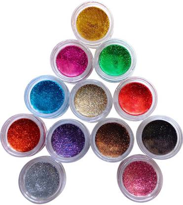 vizo Multicolor Eye Shadow Shining Eye Glitter Powder for Eyes 12 g