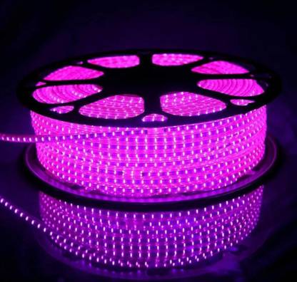 BENHEK 600 LEDs 5 m Pink Steady Strip Rice Lights