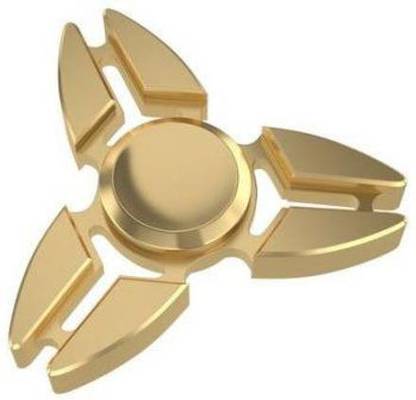 Bal samrat Golden Maat Finish Fidget Hand Spinner Metal Body With 1+ Minute Spinning Time s2s