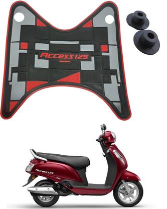 AXWee AX-AC4 Premium Quality Scooter Foot Mat Floor Mat Suzuki Access 125 Two Wheeler Mat