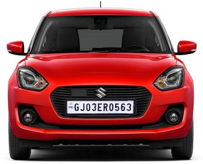 Yogiji Swift Car Number Plate Frame All Model Fit, Car Number Plate