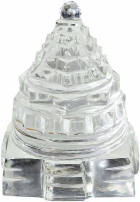 A & S VENTURES Sphatik Shree Yantra/Crystal shri Yantra 100% Pure (Original) for Pooja, Laxmi Shri Yantra, Shree Yantra, Crystal shri Yantra Glass, Crystal Yantra