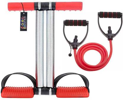 Cool Buddyzz Premium Quality Double Spring Red Tummy Trimmer For Men & Women (Made in India) Ab Exerciser