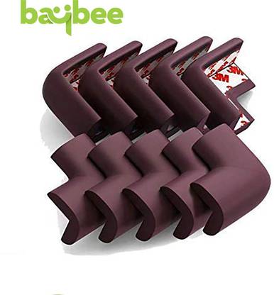 baybee Baby Proofing Corner Guards | Corner Protectors I Child Safety Edge Guards IProofing Edge and Corner Guards|Child Baby Toddler Infant Safety Locks |Baby Safety Round Shape EVA Door Stopper - Pack of 10