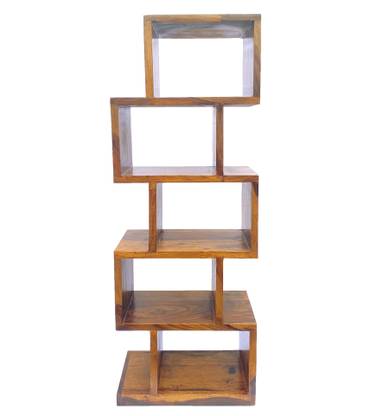 Kalpa Vriksha 01 Solid Wood Open Book Shelf