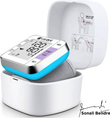 Carent W02 W02 fully Automatic Uper Arm Digital BP testing instrumental Blood Pressure Checking Machine for Doctor and Home users Bp Monitor