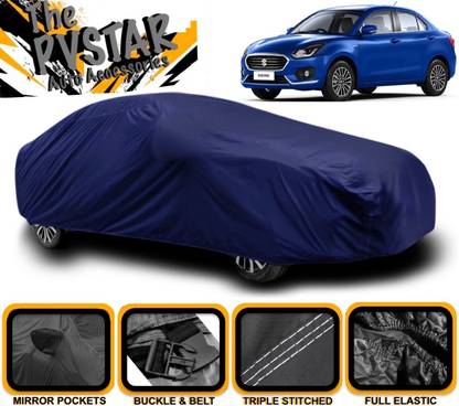 PVSTAR Car Cover For Maruti Suzuki Swift Dzire 1.2L (With Mirror Pockets)