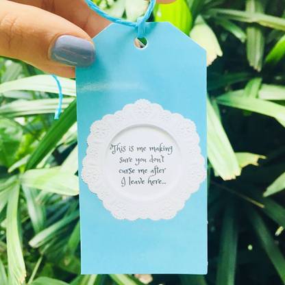 Crease Crease Gift Card Blue Sarcasm (Set of 5) Greeting Card
