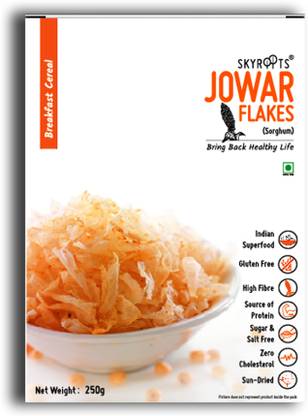 SKYROOTS Jowar (Sorghum) Flakes (250 gm) Box