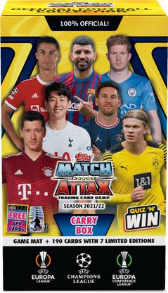 Topps UEFA Match Attax 2021-22 cards - Carry box