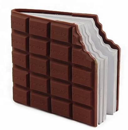 Ambivert Chocolate Diary with Fragrance Notebook Memo Pad Cute Diary Stationery, school Diary, Personal Diary, Notebook Mini Diary Unruled 80 Pages