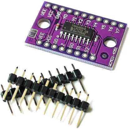 Prime Intact 74HC4051 8 Channel Analog Multiplexer/Demultiplexer Breakout Board for Arduino Electronic Components Electronic Hobby Kit