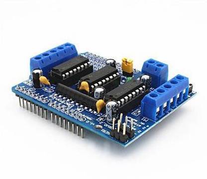 shraddha robotics L293D Motor Driver Shield Expansion Board For Arduino Mega UNO Due Educational Electronic Hobby Kit