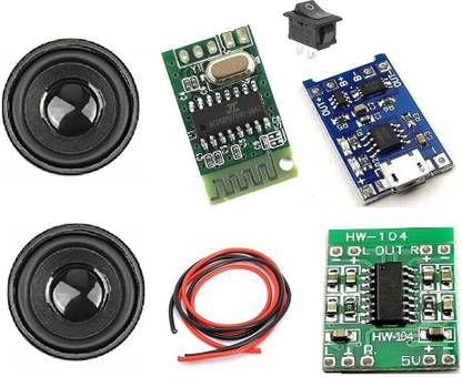 AVS COMPONENTS PAM 8403 Amplifier Board Kit 5v Aamplifier Board 2 Channels 3W (TP4056 Module + Pam 8403 & Blotooth Module) Electronic Components Electronic Hobby Kit