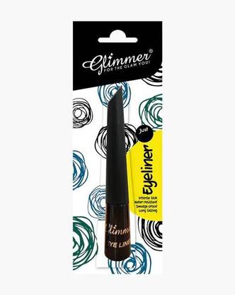 Glimmer EYE LINER BLACK PACK OF 1 4.5 ml