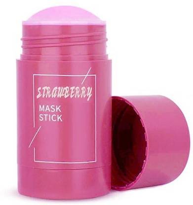 LILLYAMOR Strawberry Mask Stick For Face Purifying Clay Stick Mask Face Moisturizes Control Deep Clean Removing Blackhead